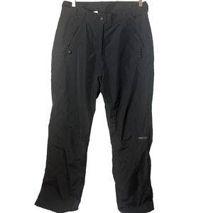 AFRC Women’s Gore-Tex Snow Pants Size 12 Black Mesh Lining Gaiters Outdoors